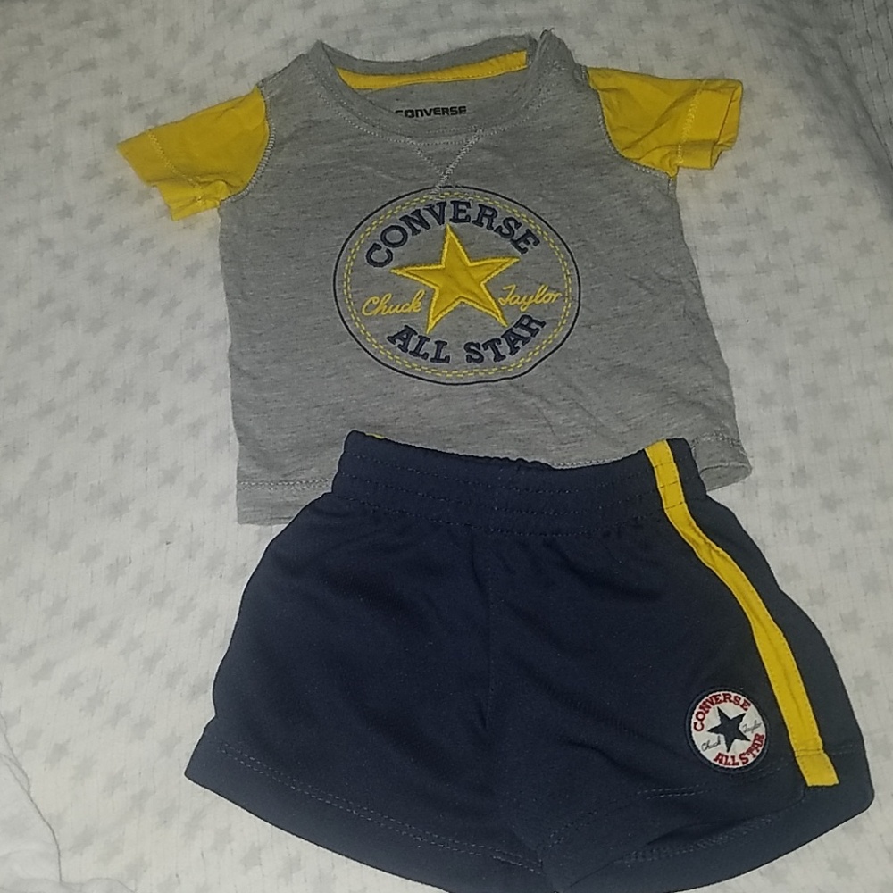 3 to 6 months baby boy two-piece shorts outfit